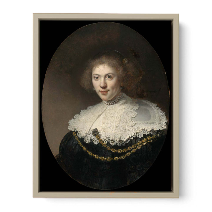 Woman Wearing a Gold Chain 1634 Painting