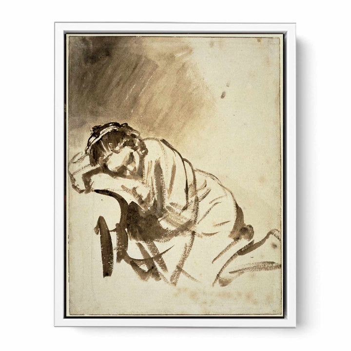 Hendrickje sleeping Painting