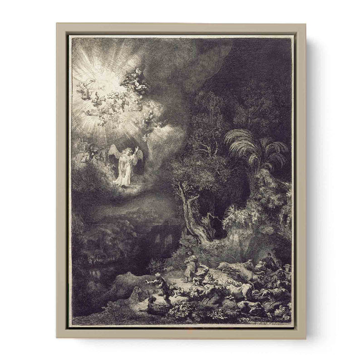 The Angel Appearing To The Shepherds Painting