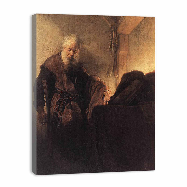 St. Paul at his Writing Desk Painting