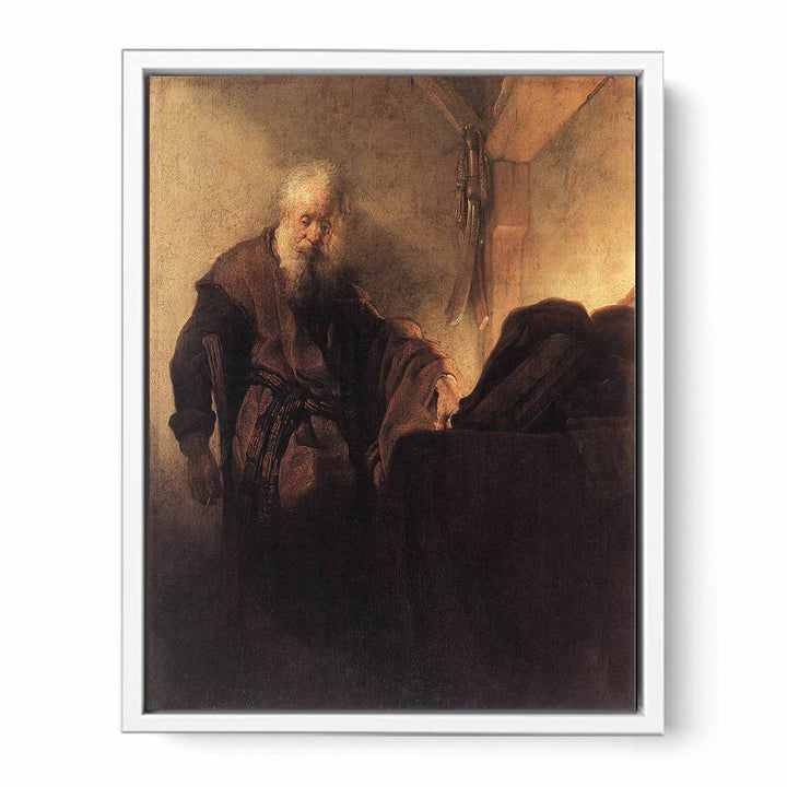 St. Paul at his Writing Desk Painting