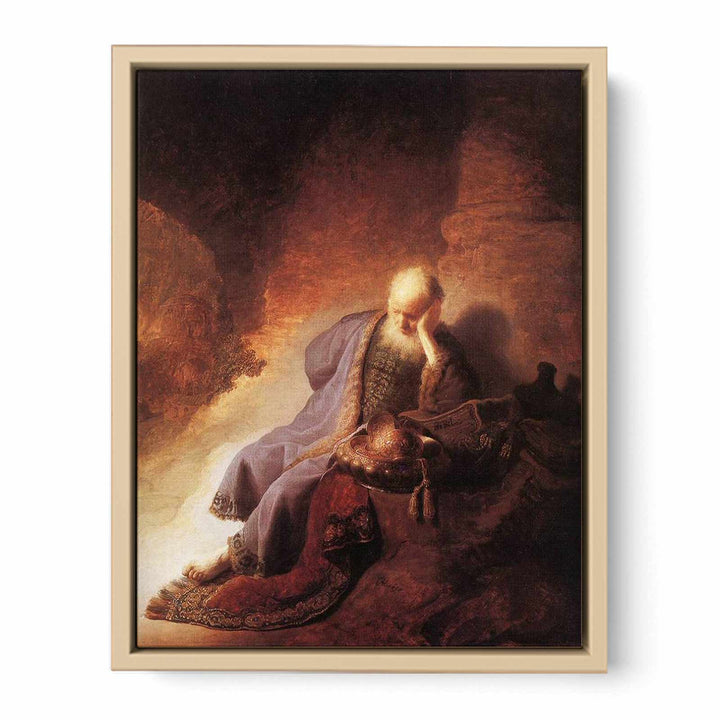 Prophet Jeremiah Lamenting the Destruction of Jerusalem
 Painting