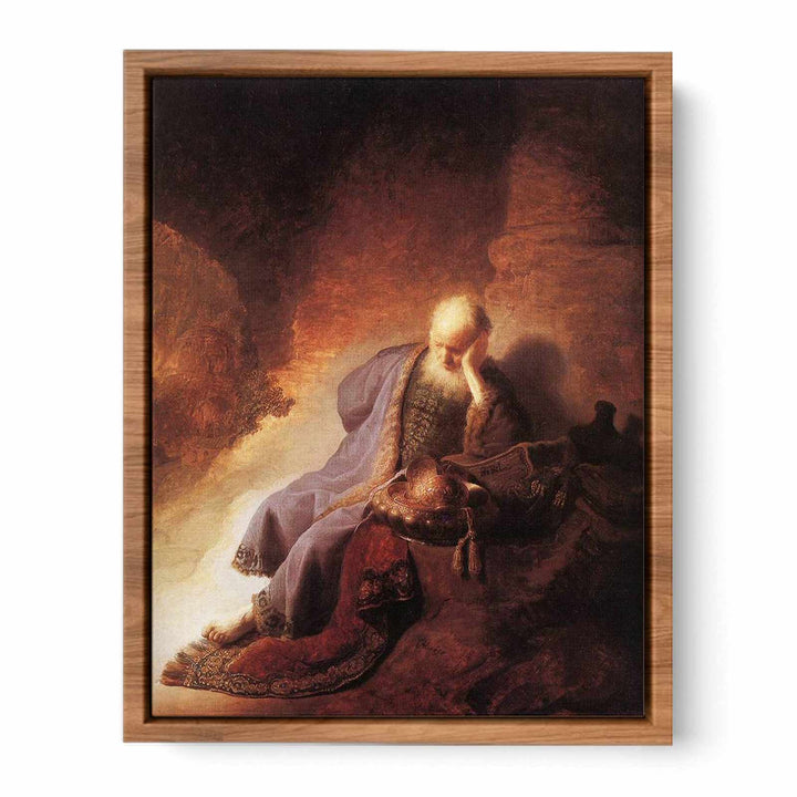 Prophet Jeremiah Lamenting the Destruction of Jerusalem
 Painting