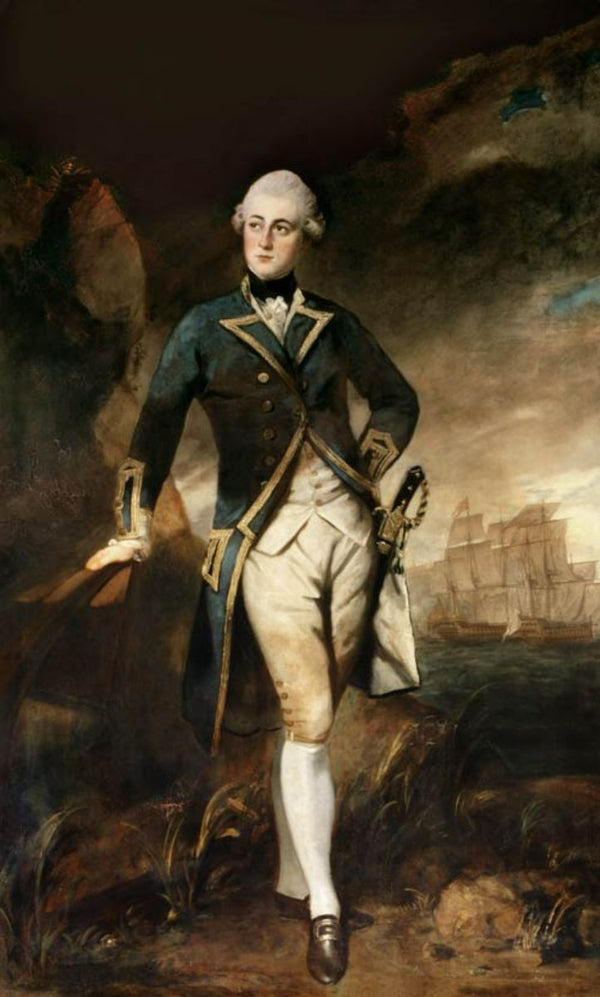 Portrait of Lord Robert Manners 1758-82 Captain of HMS Resolution, engraved by William Dickinson 1746-1823 pub. 1783 