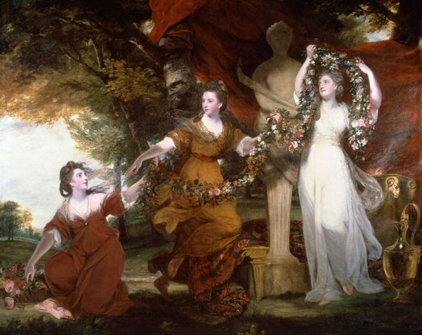 Ladies Adorning a Term of Hymen 1773 