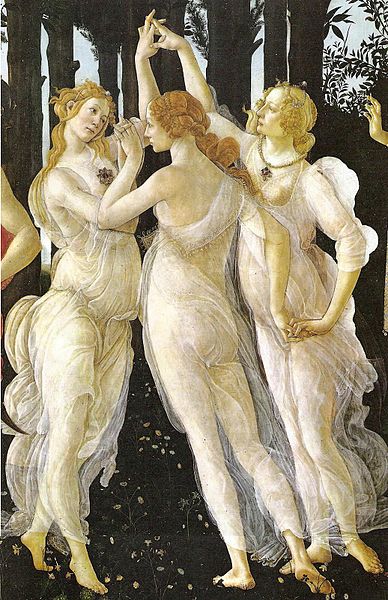 Primavera (detail 1) c. 1482 