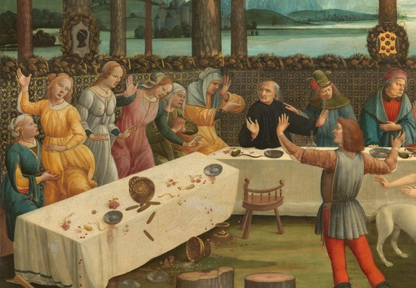 The Story of Nastagio degli Onesti (detail of the third episode) c. 1483 