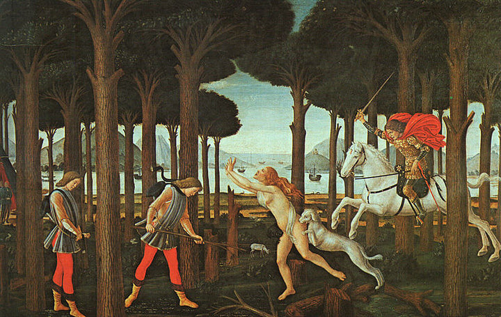 The Story of Nastagio degli Onesti (second episode) c. 1483 