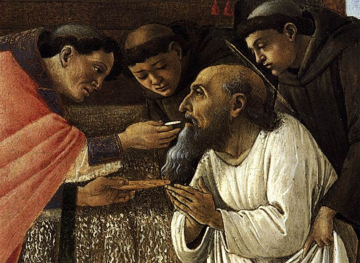 The Last Communion of St Jerome (detail) c. 1495 