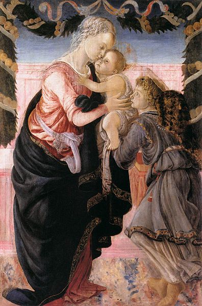 Madonna and Child with an Angel 2 