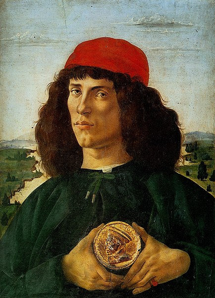 Portrait of a Young Man with a Medallion 