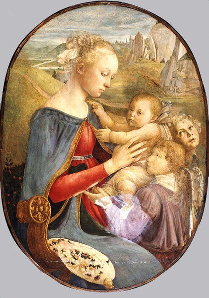 Madonna and Child with Two Angels 2 