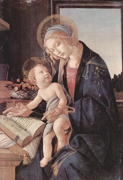 Madonna of the Book (Madonna del Libro) c. 1483 