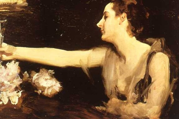 Madame Gautreau Drinking A Toast Painting by John Singer Sargent