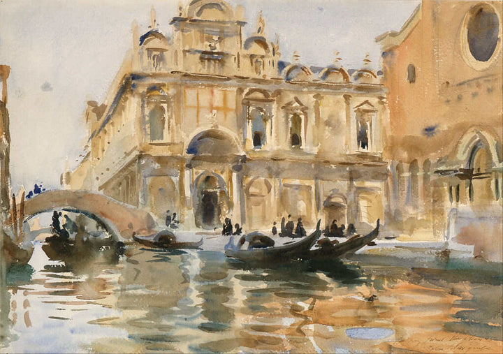 Rio Dei Mendicanti Painting by John Singer Sargent