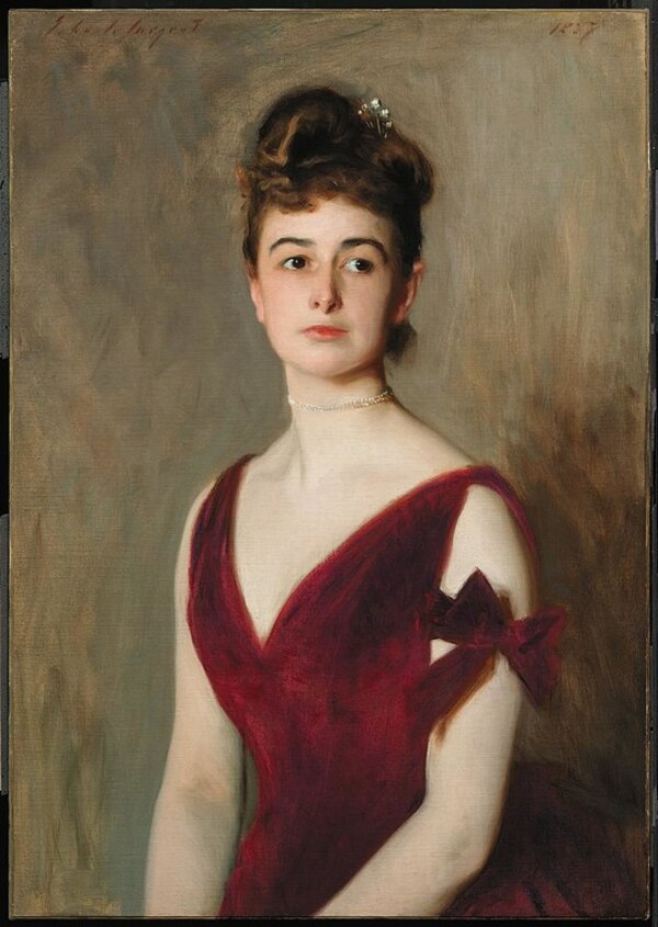 Mrs. Charles E. Inches nee Louise Pomeroy Painting by John Singer Sargent