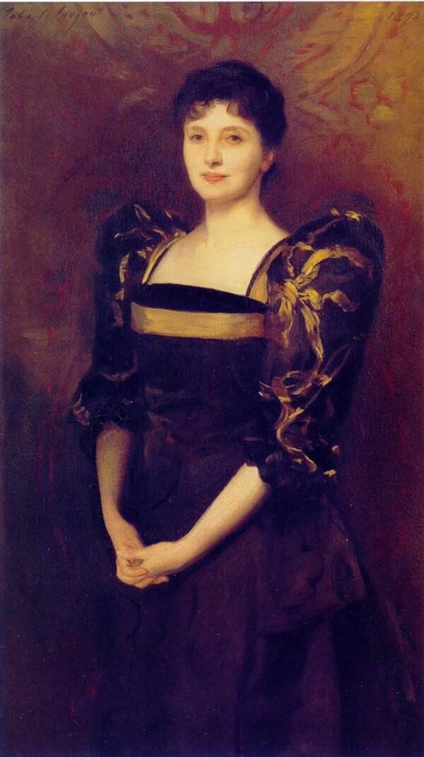 Mrs. George Lewis (Elizabeth Eberstadt) Painting by John Singer Sargent