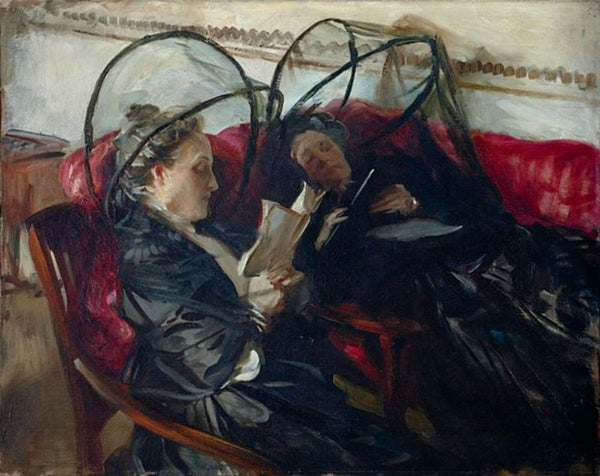 Mosquito Nets Painting Mosquito Nets Painting by John Singer Sargent