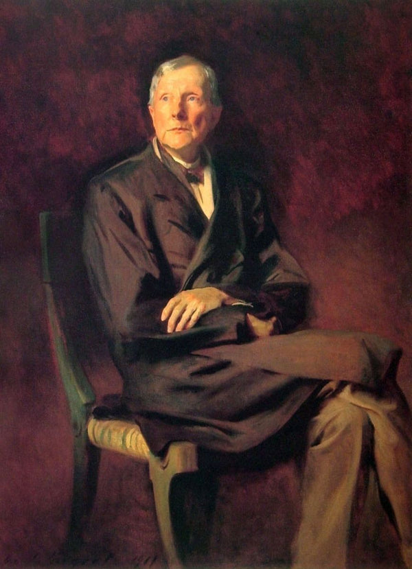 John D Rockefeller Painting by John Singer Sargent