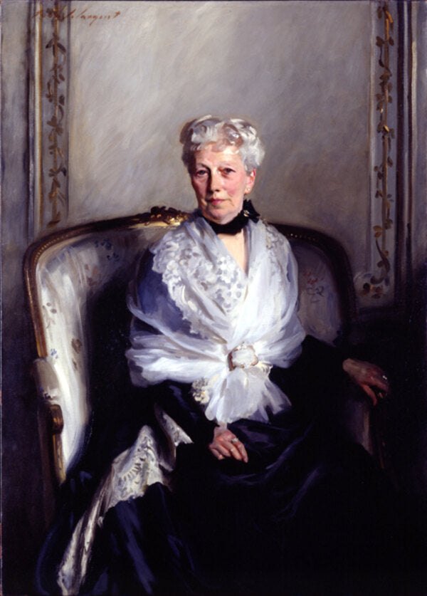 Mrs. Edward L. Goetz Painting by John Singer Sargent