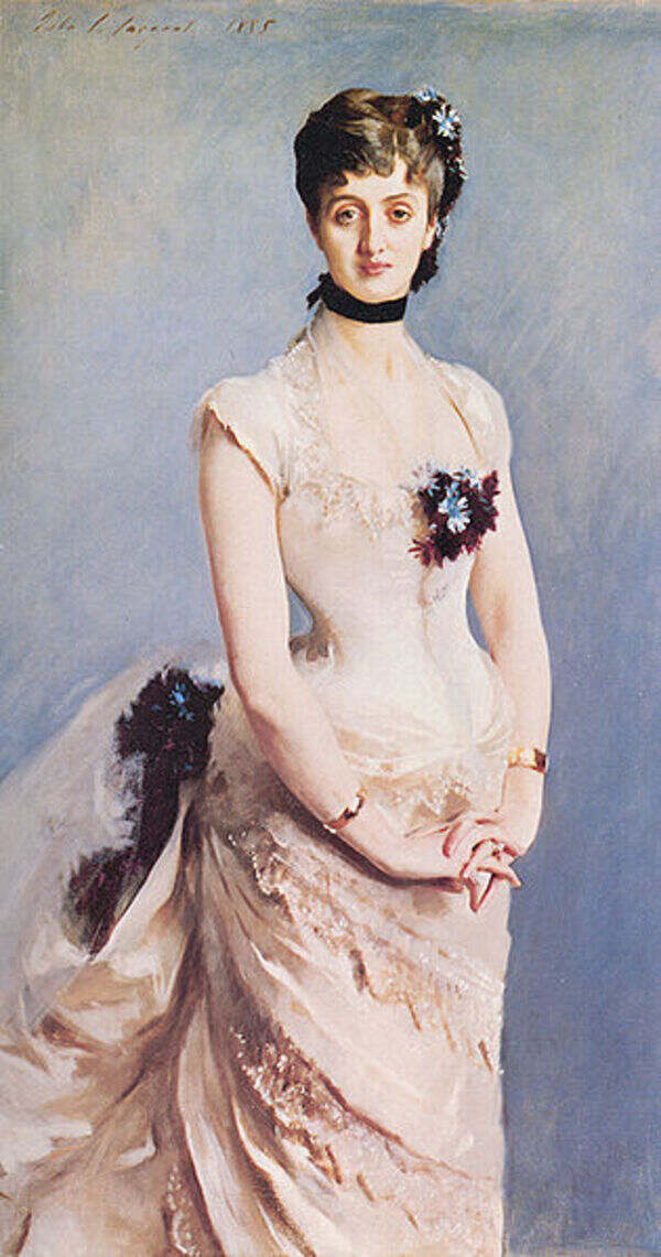 Madame Paul Poirson Painting by John Singer Sargent