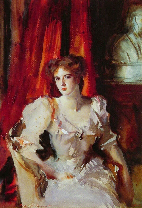 Miss Eden Painting by John Singer Sargent