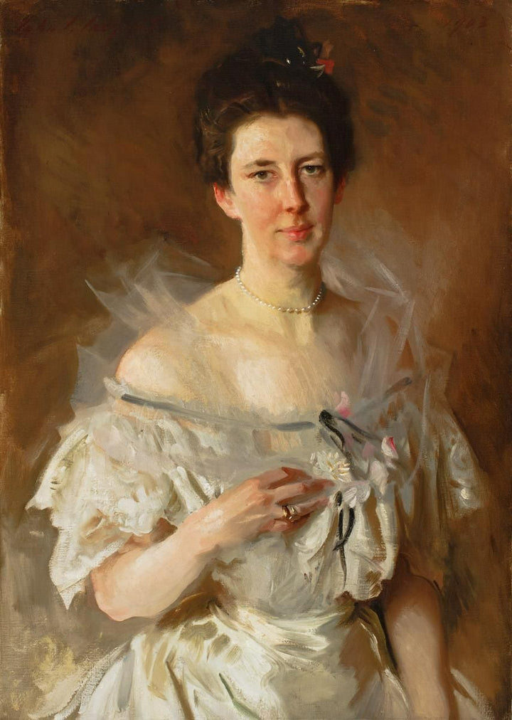 Mrs Gardiner Greene Hammond Esther Fiske Hammond Painting by John Singer Sargent