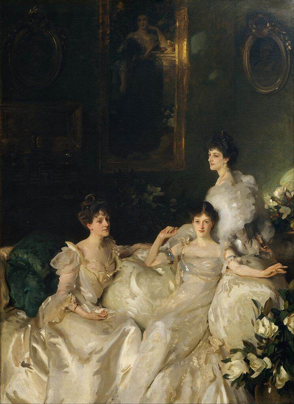 The Wyndham Sisters Painting by John Singer Sargent