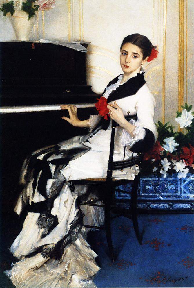 Madame Ramon Subercaseaux Painting by John Singer Sargent