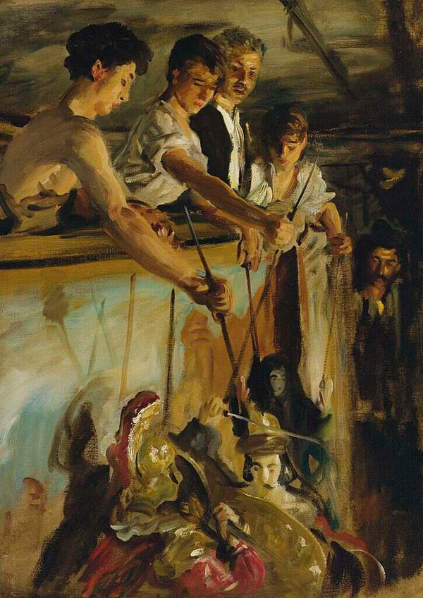 Marionettes Painting by John Singer Sargent