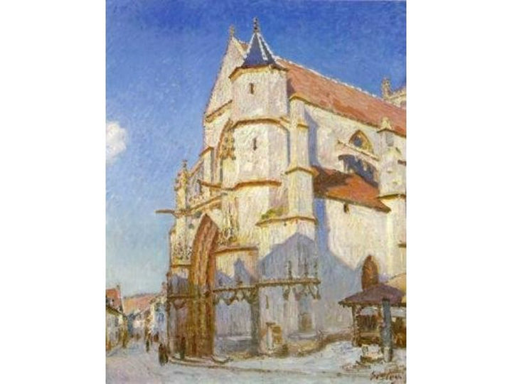 The Church At Moret