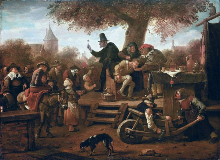 Quack Painting by Jan Steen