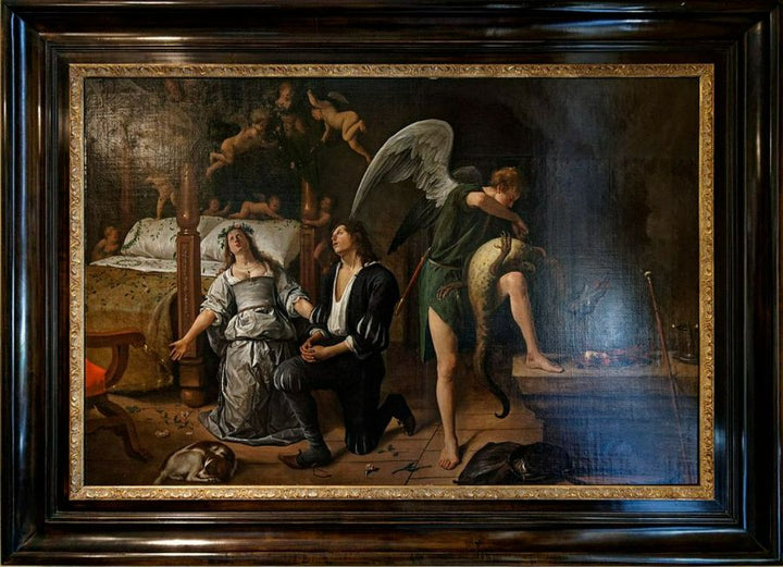 Wedding of Sarah and Tobias Painting by Jan Steen