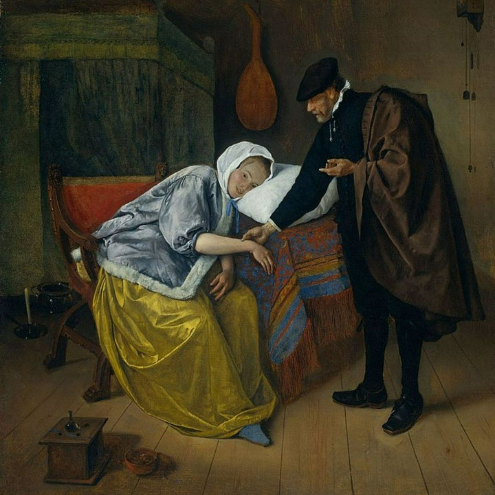 The Doctor and His Patient Painting by Jan Steen