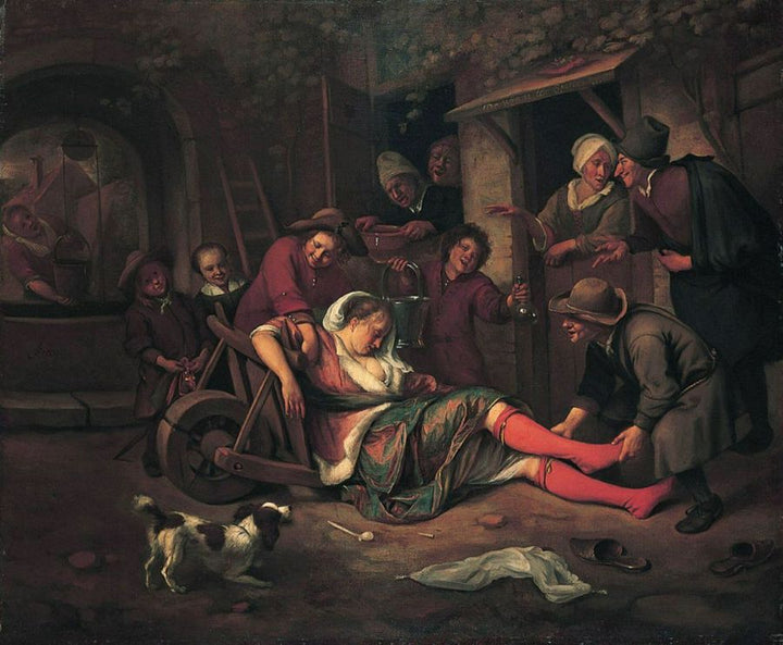 Wine is a Mocker Painting by Jan Steen