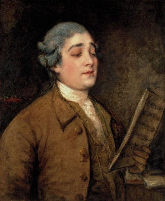 Portrait of Giusto Ferdinando Tenducci castrato singer and composer 