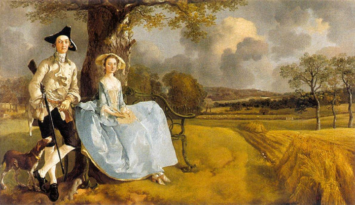 Mr and Mrs Andrews (detail) 1750 