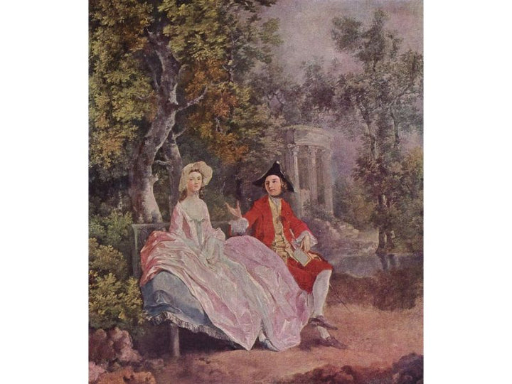 Conversation in a Park c. 1740 