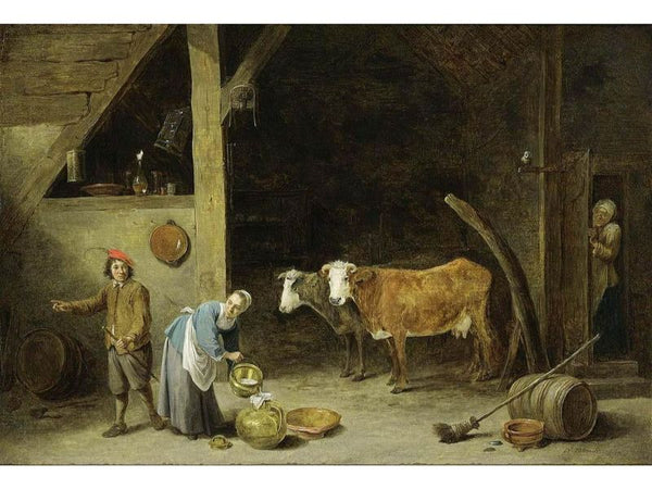 A Barn Interior 1650s 