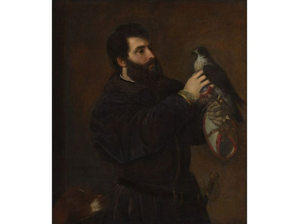 Giorgio Cornaro with a Falcon
