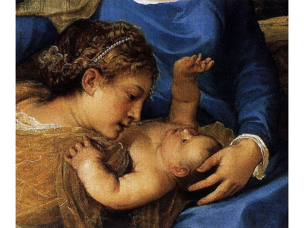 Madonna and Child with Saints (detail)