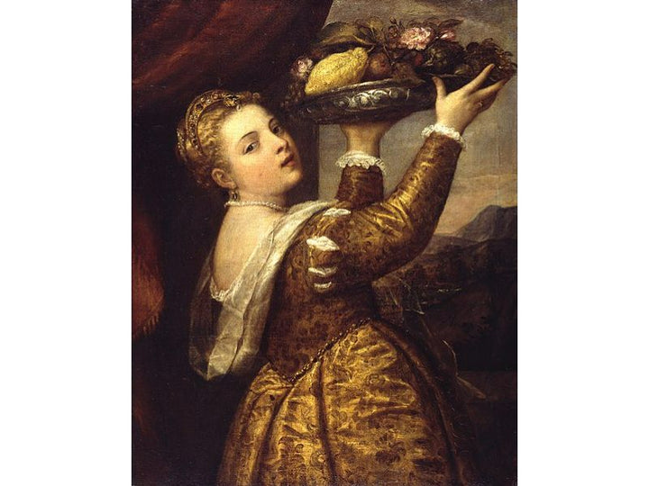 Girl with a Basket of Fruits (Lavinia) 1555 58