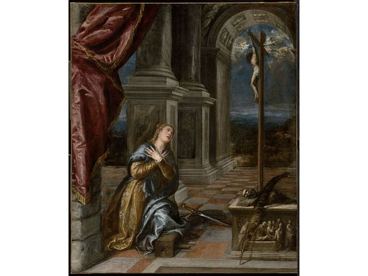 St. Catherine of Alexandria at Prayer 1567 68