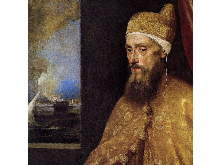 Portrait of the Doge Francesco Venier (detail) 2