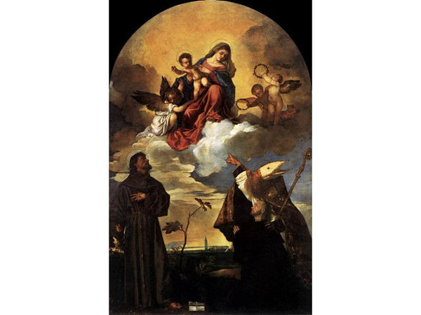 Madonna in Glory with the Christ Child and Sts Francis and Alvise with the Donor