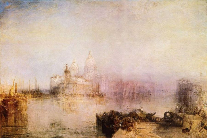 Dogana and Santa Maria della Salute, Venedig Painting  by Joseph Mallord William Turner