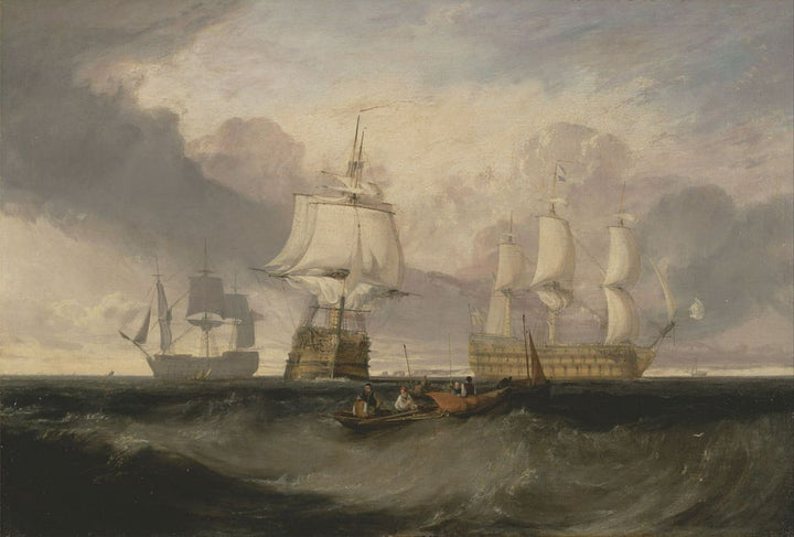 The Victory Returning from Trafalgar, 1806 Painting by Joseph Mallord William Turner