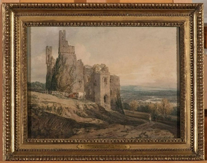 View of Harewood Castle from the SouthEast Painting by Joseph Mallord William Turner