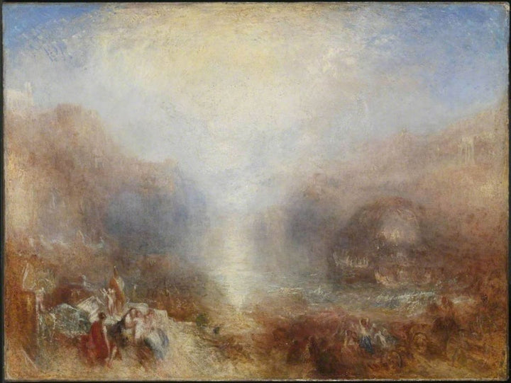 Mercury Sent to Admonish Aeneas Painting by Joseph Mallord William Turner