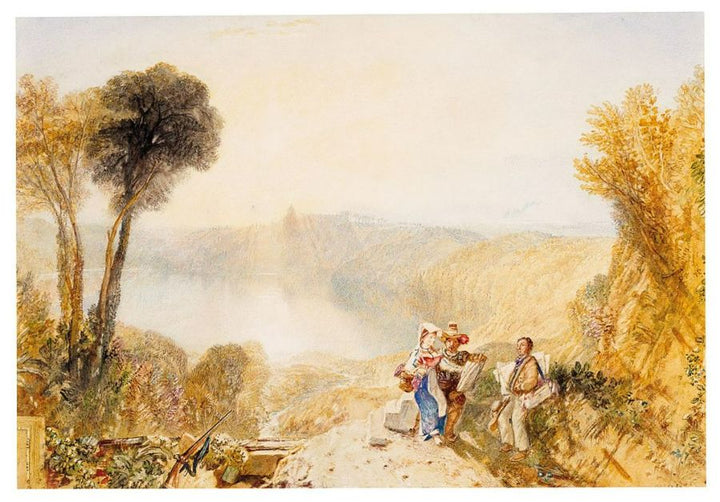 Lake Albano Painting by Joseph Mallord William Turner